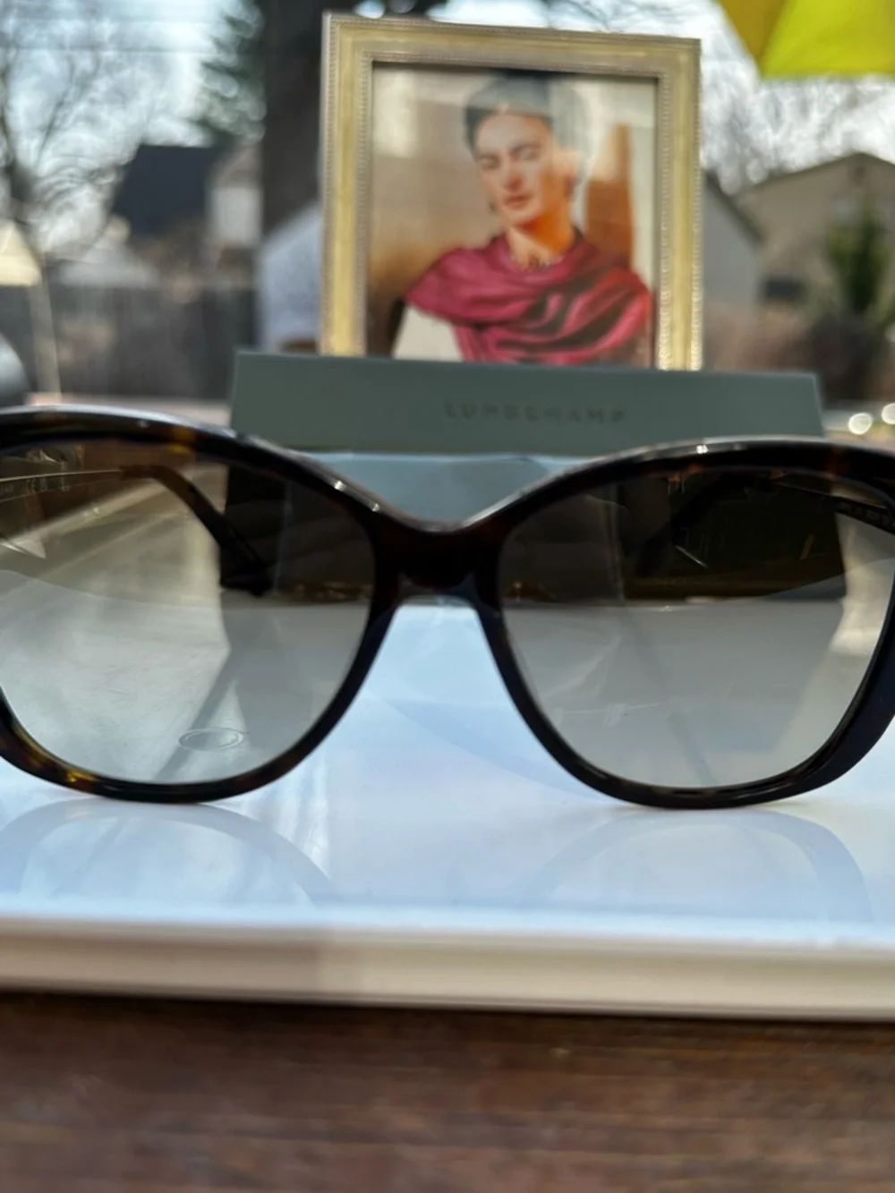 Longchamp Sunglasses LO610S Tortoiseshell Gradient w/ Case NWT